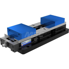 Self-Centering Vise: 6″ Jaw Width Manual, 20″ OAL, 9″ OAW, 4.82″ OAH, 3,800 lbf Max Clamping Force