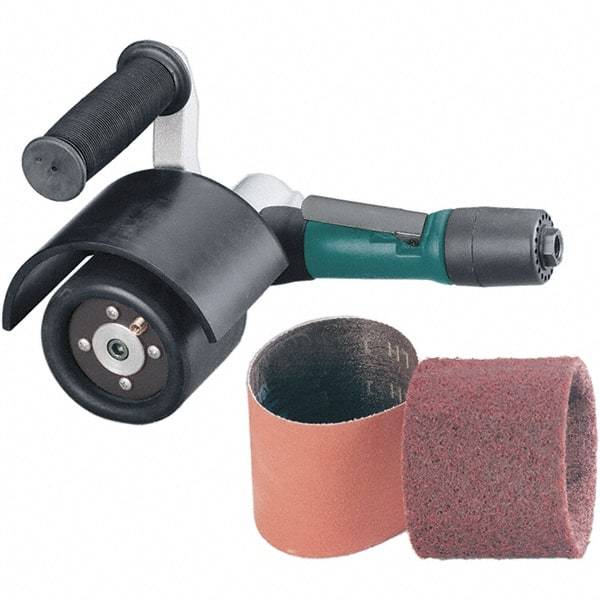 Dynabrade - 0.4 hp, 3,200 RPM Finishing Sander - 21 CFM Air Consumption, 6.21 bar Air Pressure, 1/4 NPT Inlet - Exact Industrial Supply