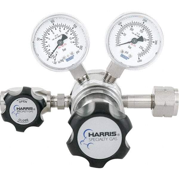 Harris Products - Welding Regulators   Gas Type: Hydrogen/Methane    CGA Inlet Connection: 350 - Exact Industrial Supply