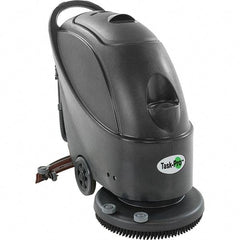 Nilfisk - 17" Cleaning Width, Electric Floor Scrubber - 160 RPM, 47" Water Lift, 13 Gal Tank Capacity - Exact Industrial Supply