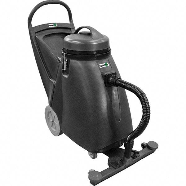 Nilfisk - 18 Gal Plastic Tank, Electric Powered Wet/Dry Vacuum - 1.17 Peak hp, 100/120 Volt, 8 Amps, 9' Hose Fitting, Cloth Filter, Accessories Included - Exact Industrial Supply