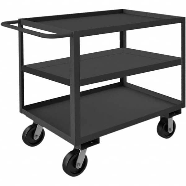 Durham - 3,000 Lb Capacity, 36-1/4" Wide x 66-1/4" Long x 48" High Service Cart - Exact Industrial Supply