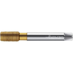 Walter-Prototyp - M14x2.00 DIN 2174 6GX 13.140 Thread Limit Semi-Bottoming Thread Forming Tap - Powdered Metal High Speed Steel, TiN Finish, 110mm OAL, 20mm Thread Length, Right Hand Thread, Series TC420 - Exact Industrial Supply