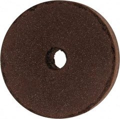 Cratex - 1-1/2" Diam x 1/4" Hole x 1/4" Thick, Surface Grinding Wheel - Silicon Carbide, Fine Grade, 15,000 Max RPM, Rubber Bond, No Recess - Exact Industrial Supply