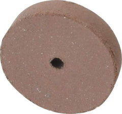 Cratex - 5/8" Diam x 1/16" Hole x 1/8" Thick, Surface Grinding Wheel - Silicon Carbide, Fine Grade, 25,000 Max RPM, Rubber Bond, No Recess - Exact Industrial Supply