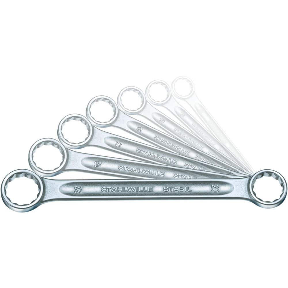 Wrench Sets; Set Type: Double Box End Wrench; System Of Measurement: Metric; Container Type: Carton; Wrench Size: 6x7 to 30x32 mm; Material: Alloy Steel; Chrome; Finish: Chrome-Plated; Overall Length: 13.1890 in; Non-sparking: No; Corrosion-resistant: No;