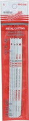 Milwaukee Tool - 5" Long, 24 Teeth per Inch, Bi-Metal Jig Saw Blade - Toothed Edge, 0.2813" Wide x 0.055" Thick, U-Shank - Exact Industrial Supply