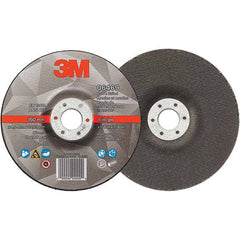 3M - Depressed-Center Wheels Wheel Diameter (Inch): 6 Wheel Thickness (Inch): 1/8 - Exact Industrial Supply