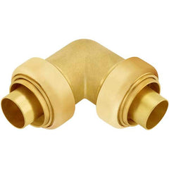 Jones Stephens - Metal Push-To-Connect Tube Fittings Type: 90 Degree Elbow Tube Outside Diameter (Inch): 2 - Exact Industrial Supply