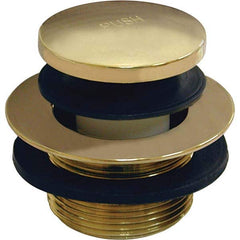 Jones Stephens - Shower Heads & Accessories Type: Bath Drain Finish/Coating: Polished Brass - Exact Industrial Supply