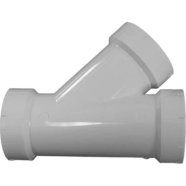 Jones Stephens - Drain, Waste & Vent Pipe Fittings Type: Wye Fitting Size: 6 x 6 x 4 (Inch) - Exact Industrial Supply