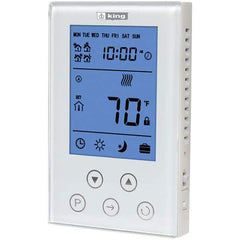 King Electric - Thermostats Type: Line Voltage Wall Thermostat Style: Line Voltage Wall Thermostat - Exact Industrial Supply