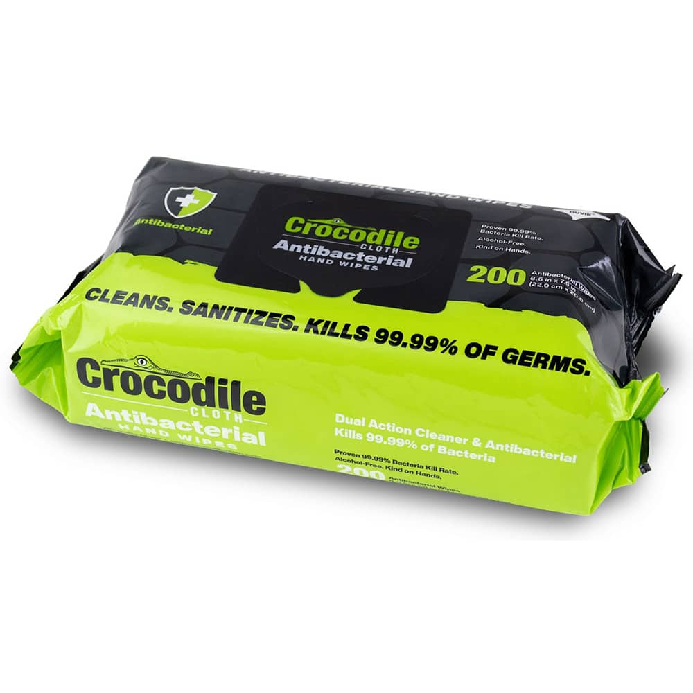 Crocodile Cloth - Wipes Type: Disinfectant Style: Pre-Moistened; Flat Fold - Exact Industrial Supply