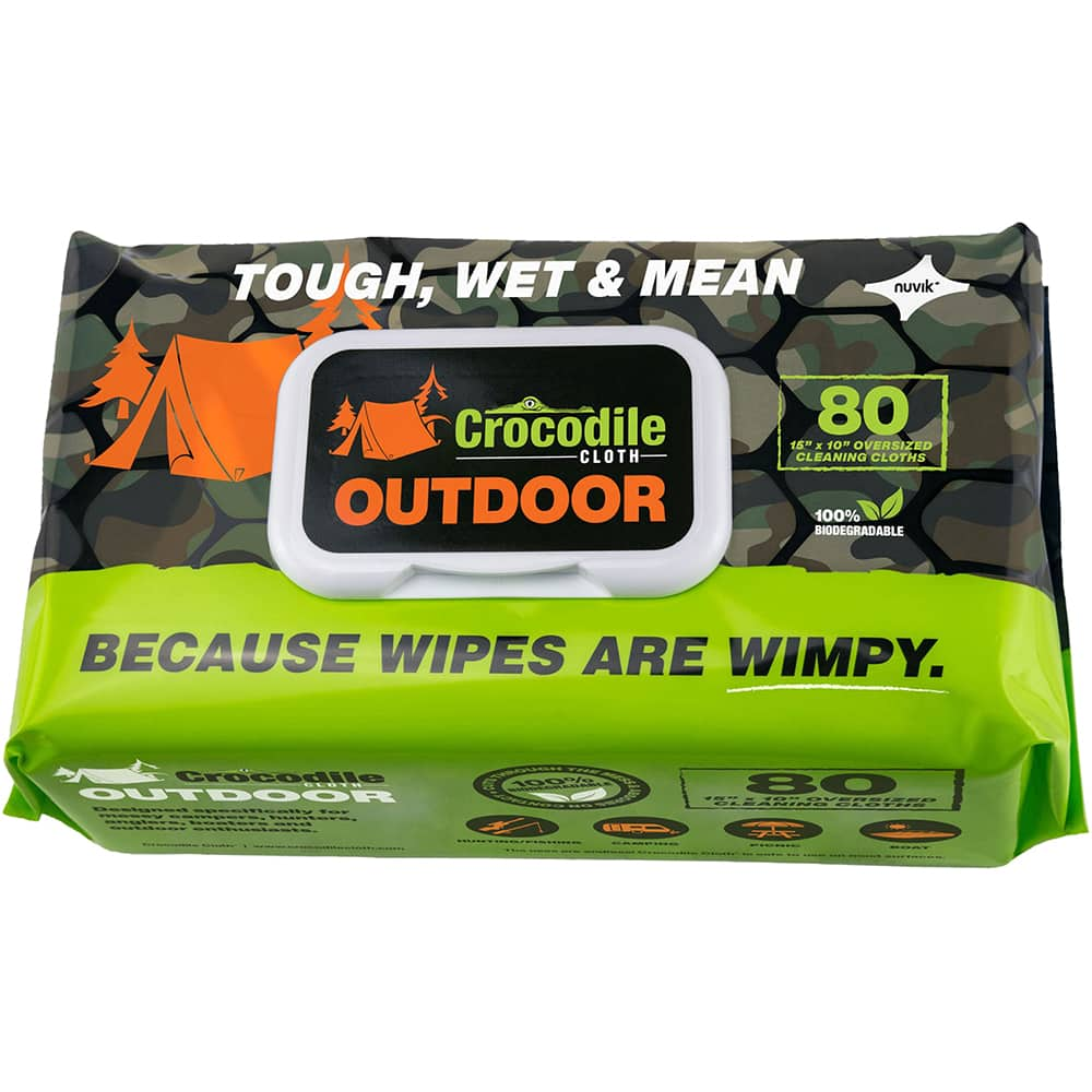 Crocodile Cloth - Wipes Type: General Purpose Style: Pre-Moistened; Flat Fold - Exact Industrial Supply