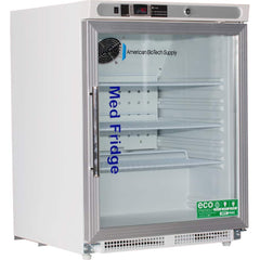 American BioTech Supply - Laboratory Refrigerators and Freezers Type: Pharmacy Refrigerator Volume Capacity: 4.6 Cu. Ft. - Exact Industrial Supply