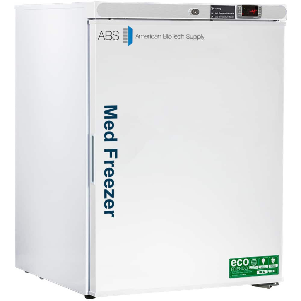 American BioTech Supply - Laboratory Refrigerators and Freezers Type: Pharmacy Freezer Volume Capacity: 4 Cu. Ft. - Exact Industrial Supply