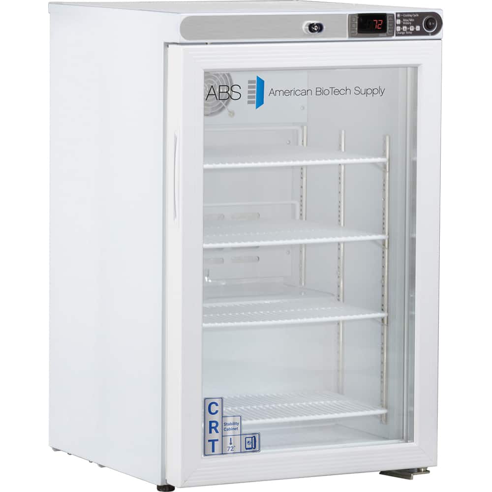 American BioTech Supply - Laboratory Refrigerators and Freezers Type: Controlled Room Temperature Cabinet Volume Capacity: 2.5 Cu. Ft. - Exact Industrial Supply