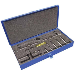 Greenfield Threading - Tap & Die Sets Minimum Tap Thread Size (Inch): 1/4-20 Maximum Tap Thread Size (Inch): 1/2-13 - Exact Industrial Supply