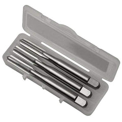 Greenfield Threading - Tap Sets Thread Size: #10-32 Number of Flutes: 4 - Exact Industrial Supply