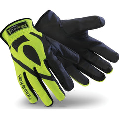 Cut & Puncture-Resistant Gloves: Size XS, ANSI Cut A6, ANSI Puncture 3 High-Visibility Yellow & Black, SuperFabric Lined