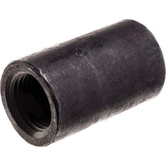 Black Reducing Coupling: 1 x 3/4″, Threaded Steel, Black Finish, Class 3000, ANSI/ASME B1.20.1, ANSI/ASME B16.11-MSS SP-83 & ASTM A105