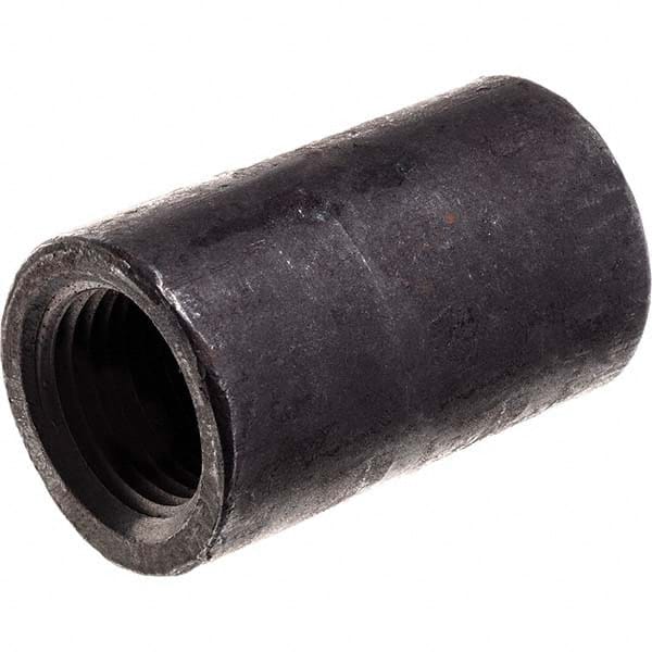 Black Reducing Coupling: 1 x 1/4″, Threaded Steel, Black Finish, Class 3000, ANSI/ASME B1.20.1, ANSI/ASME B16.11-MSS SP-83 & ASTM A105