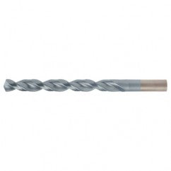 #5 RHS / RHC HSS 135 Degree Split Point Wide Land Parabolic Drill - TiCN - Exact Industrial Supply