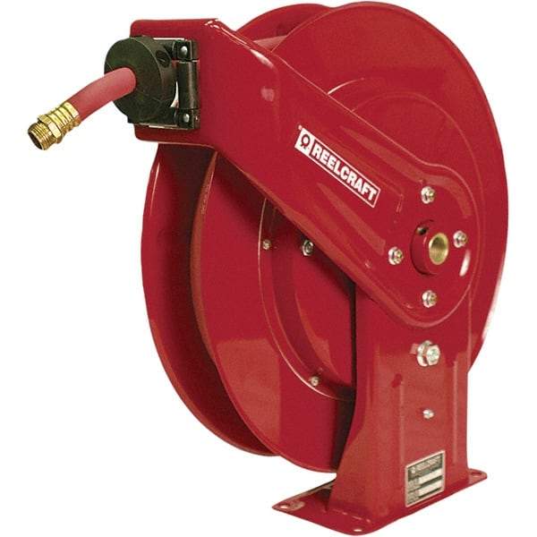 Reelcraft - Hose Reels Style: Spring Retractable Hose Length (Feet): 35 - Exact Industrial Supply
