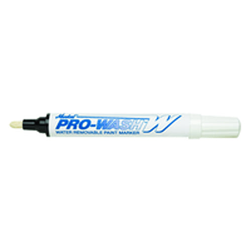 Pro Wash Marker W - Model 97030 - White - Exact Industrial Supply