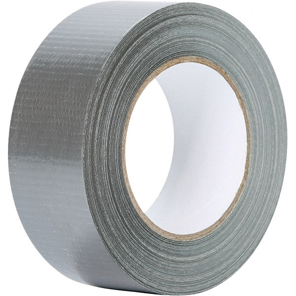 Value Collection - 60 Yd x 2" x 6.7 mil Silver Polyethylene Cloth Duct Tape - Exact Industrial Supply