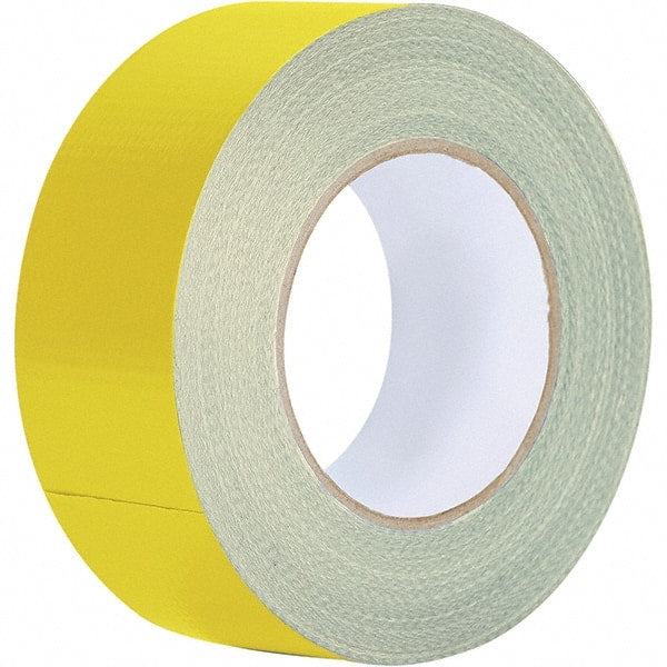 Value Collection - 60 Yd x 2" x 8.7 mil Yellow Polyethylene Cloth Duct Tape - Exact Industrial Supply