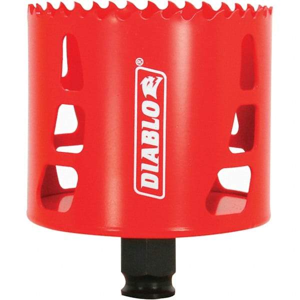 Freud - 3" Diam, 2-3/8" Cutting Depth, Hole Saw - Bi-Metal Saw, Toothed Edge - Exact Industrial Supply