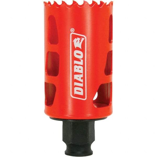 Freud - 1-5/8" Diam, 2-3/8" Cutting Depth, Hole Saw - Bi-Metal Saw, Toothed Edge - Exact Industrial Supply