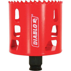 Freud - 2-3/4" Diam, 2-3/8" Cutting Depth, Hole Saw - Bi-Metal Saw, Toothed Edge - Exact Industrial Supply