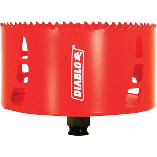 Freud - 5" Diam, 2-3/8" Cutting Depth, Hole Saw - Carbide-Tipped Saw, Toothed Edge - Exact Industrial Supply