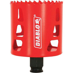 Freud - 2-5/8" Diam, 2-3/8" Cutting Depth, Hole Saw - Bi-Metal Saw, Toothed Edge - Exact Industrial Supply