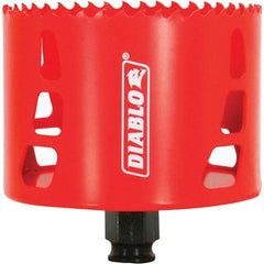 Freud - 3-5/8" Diam, 2-3/8" Cutting Depth, Hole Saw - Bi-Metal Saw, Toothed Edge - Exact Industrial Supply