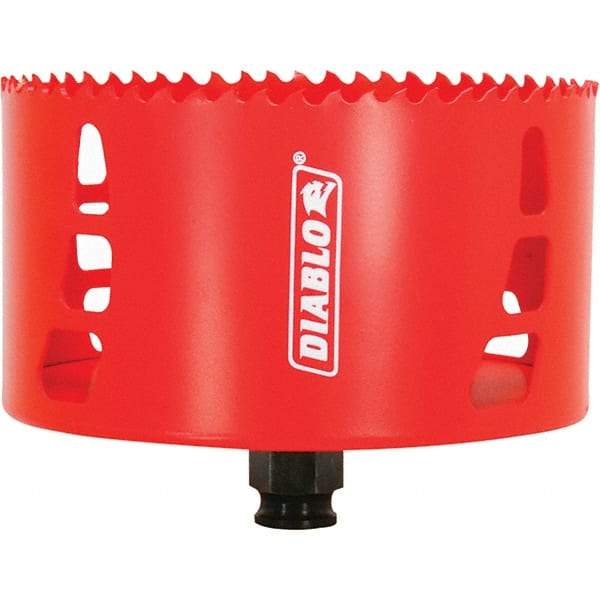 Freud - 4-3/4" Diam, 2-3/8" Cutting Depth, Hole Saw - Carbide-Tipped Saw, Toothed Edge - Exact Industrial Supply