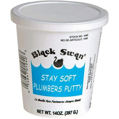 Black Swan - Putty Type: Plumber's Putty Container Size: .14 oz - Exact Industrial Supply
