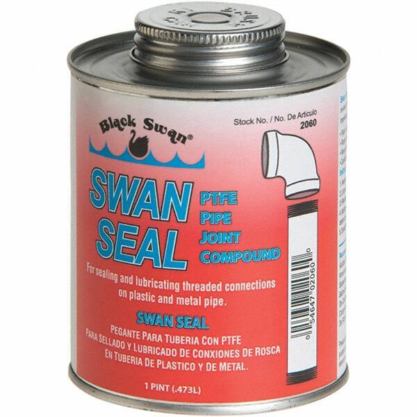 Black Swan - Threaded Pipe Sealants Container Type: Can Container Size: 1 Pt. - Exact Industrial Supply