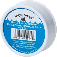 Black Swan - Pipe Sealing Tape Pipe Repair Tape Type: Low Density Repair Tape Width (Inch): 1/2 - Exact Industrial Supply