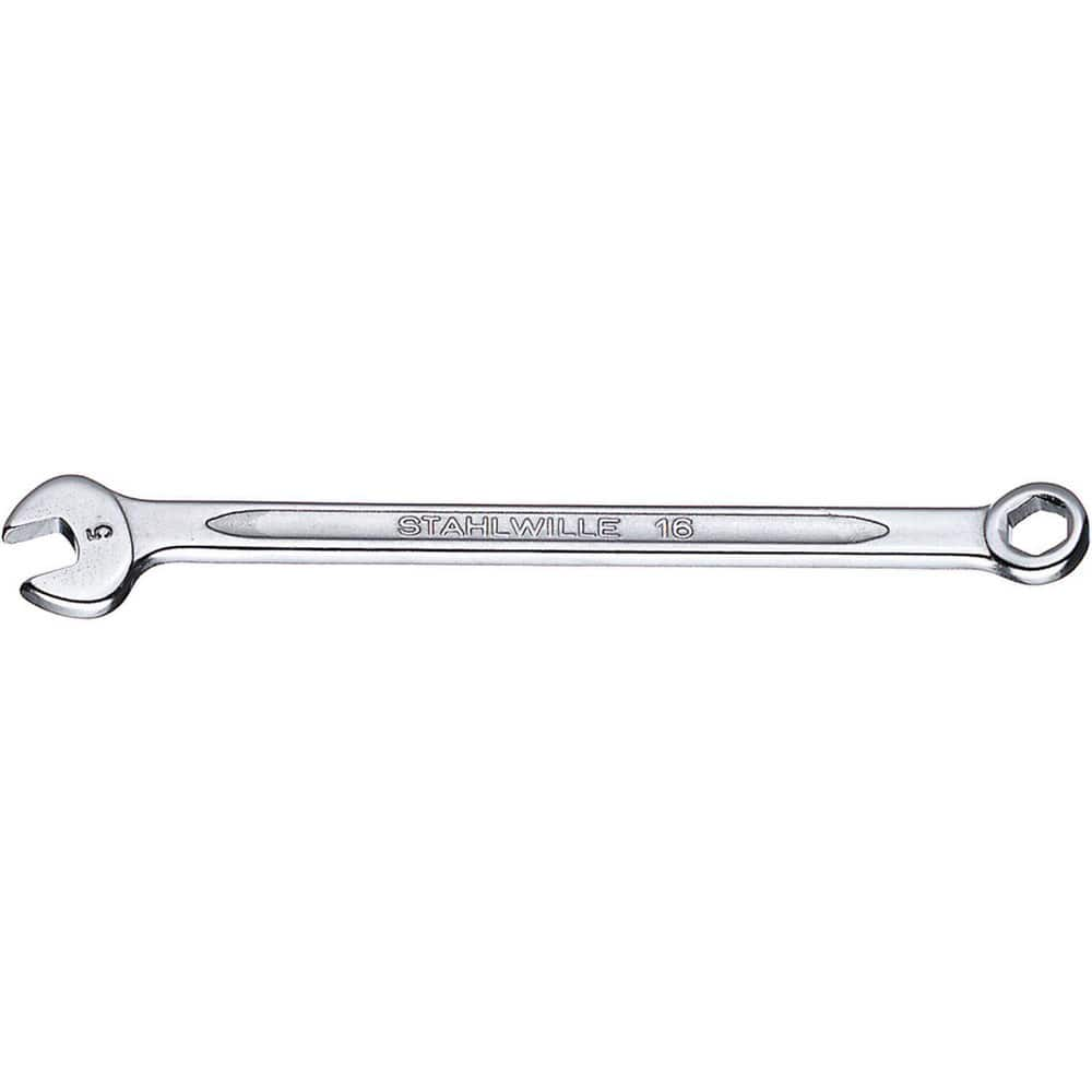 Combination Wrenches; Handle Type: Ergonomic; I-Beam; Tool Type: Metric; Head Type: Offset; Box End Type: 6-Point; Wrench Size (mm): 6.40; Material: Chrome Alloy Steel; Finish: Chrome-Plated; Head Offset Angle: 15; Opening Angle: 15; Overall Length (Decim