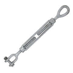Turnbuckles; Turnbuckle Type: Jaw & Eye; Working Load Limit: 3500 lb; Thread Size: 5/8-6 in; Turn-up: 6 in; Closed Length: 15.28 in; Material: Steel; Finish: Galvanized