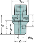 C4A3912019060 CAPTO ADAPTER - Exact Industrial Supply