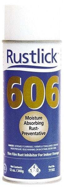 Rustlick - 12 oz Rust/Corrosion Inhibitor - Comes in Aerosol - Exact Industrial Supply