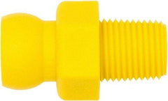 Loc-Line - 1/4" Hose ID, Male to Female Coolant Hose Connector - 1/8" NPT, For Loc-Line Modular Hose Systems - Exact Industrial Supply
