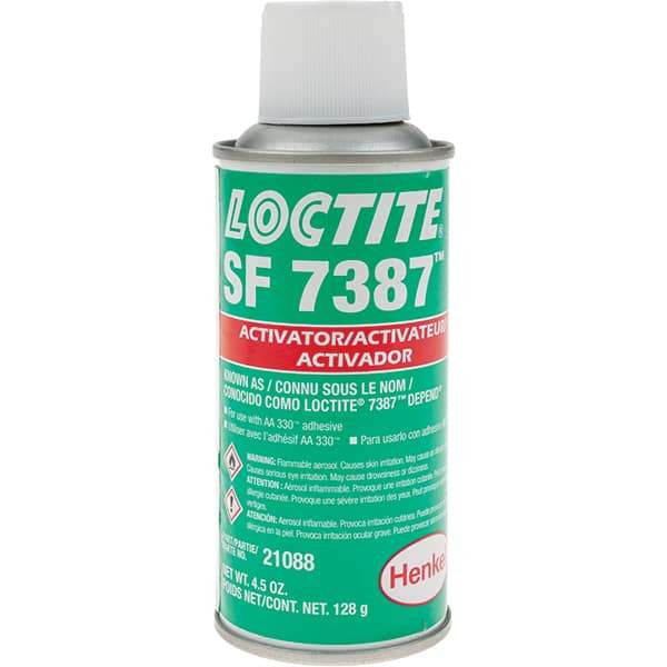 Loctite - Adhesive Activators & Primers - 7387 4.5OZ EN LOCTITE DPND ACTVTR - Exact Industrial Supply