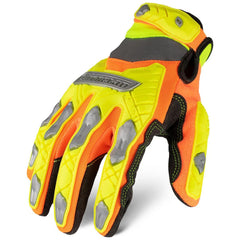 Cut, Puncture & Abrasive-Resistant Gloves:  Large,  ANSI Cut  A6,  ANSI Puncture  0,  HPPE Lined,  Synthetic Leather Padded Palm Grip,  No High Visibility   No ANSI Abrasion  3