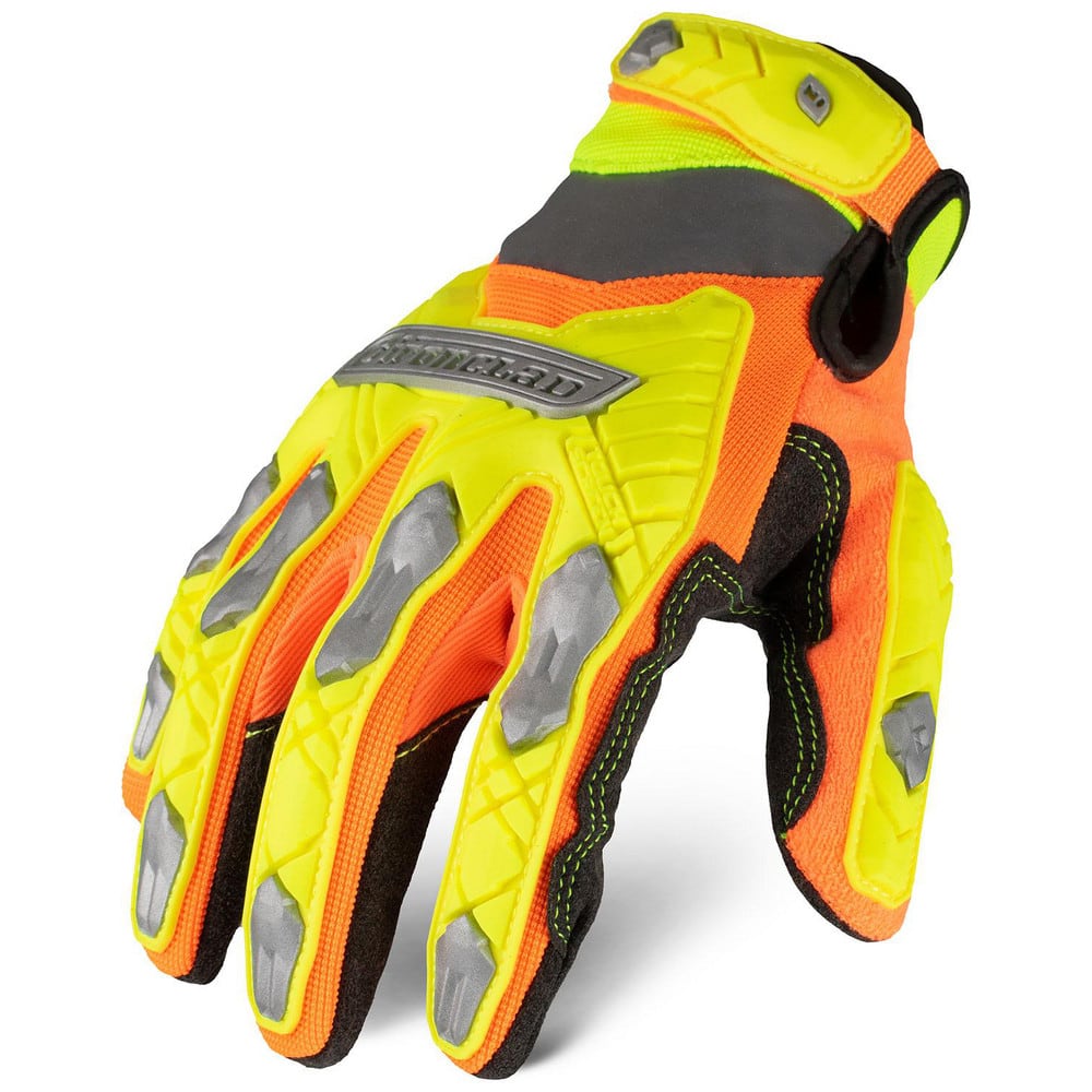 Cut, Puncture & Abrasive-Resistant Gloves:  2X-Large,  ANSI Cut  A6,  ANSI Puncture  0,  HPPE Lined,  Synthetic Leather Padded Palm Grip,  No High Visibility   No ANSI Abrasion  3