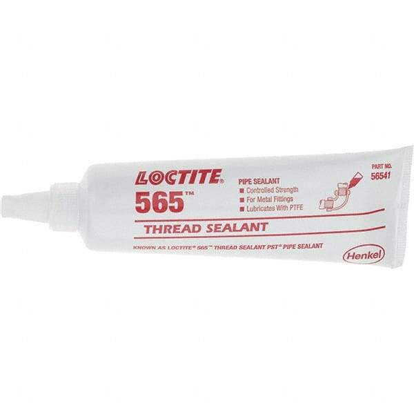 Loctite - 250 mL, White, Thread Sealant - Series 565 - Exact Industrial Supply